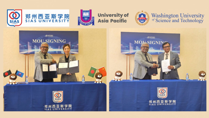 UAP signs MOU with SIAS University, China, and WUST, USA